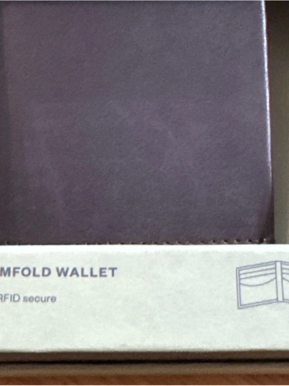 Goodfellow & Co Brown RFID Protection Slimfold Wallet